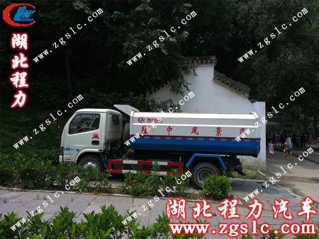 東風小霸王掛桶垃圾車側面效果 東風小霸王掛桶垃圾車側面效果