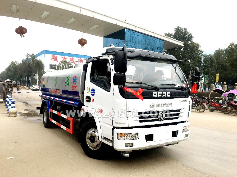 程力東風大多利卡8.5方灑水車黃牌（國五）