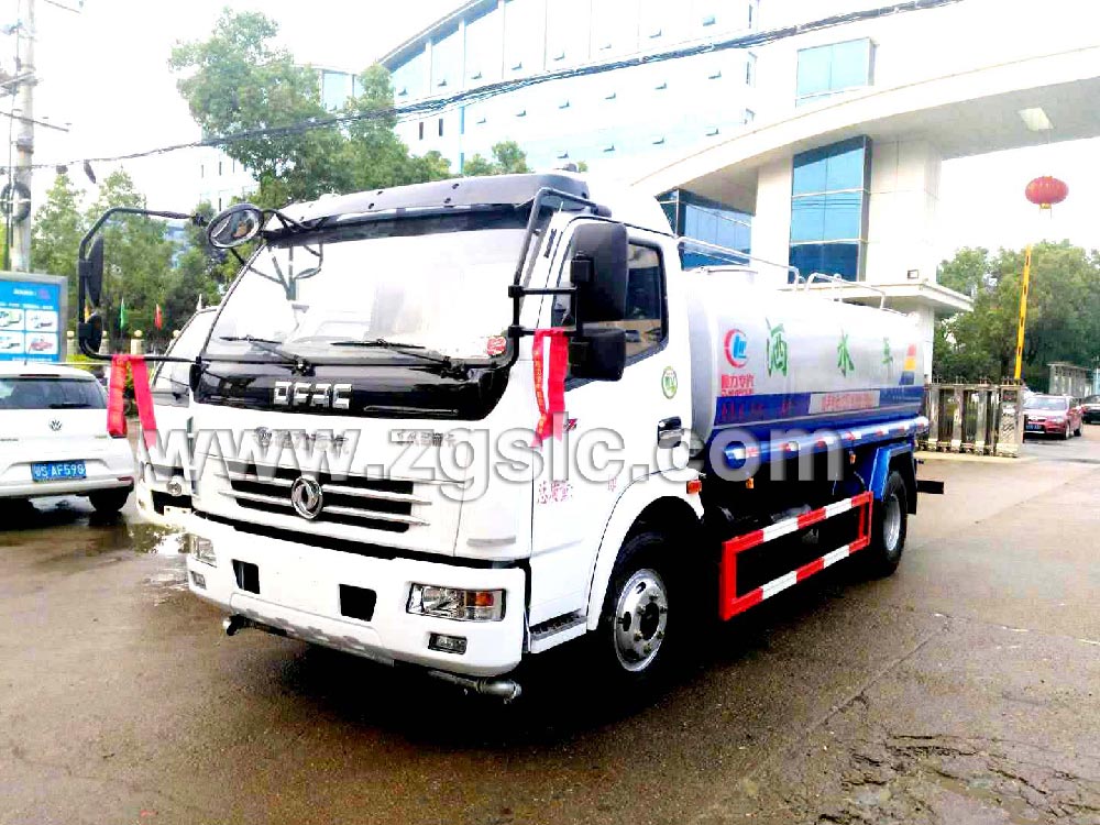 程力東風大多利卡8.5方灑水車黃牌（國五）