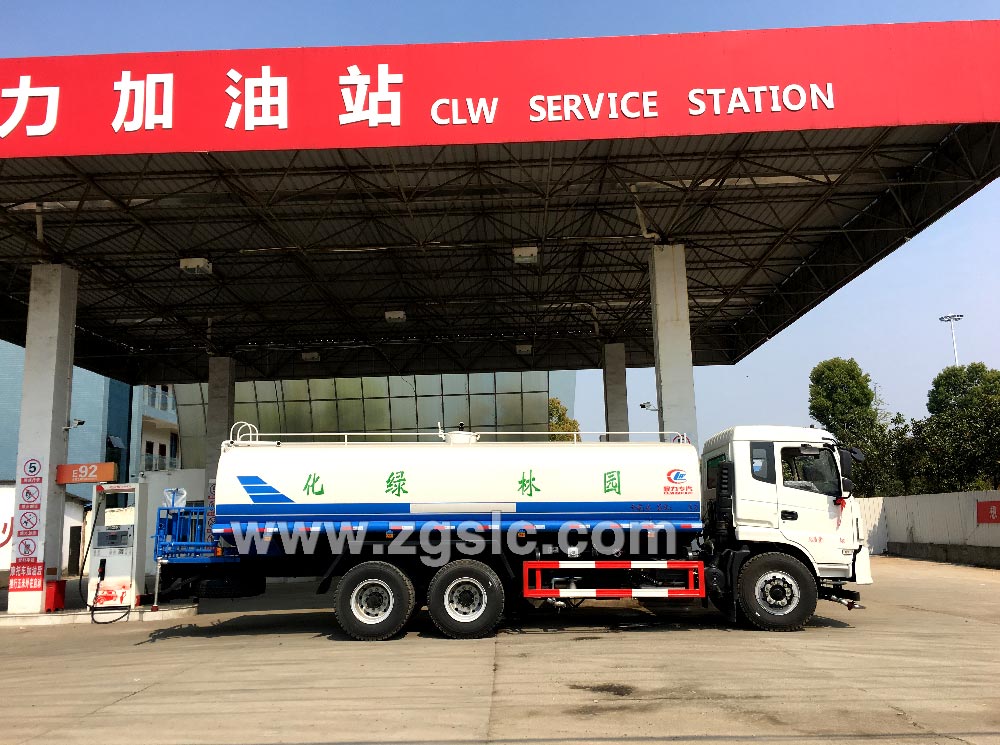 程力東風(fēng)后雙橋22噸灑水車黃牌（國五）