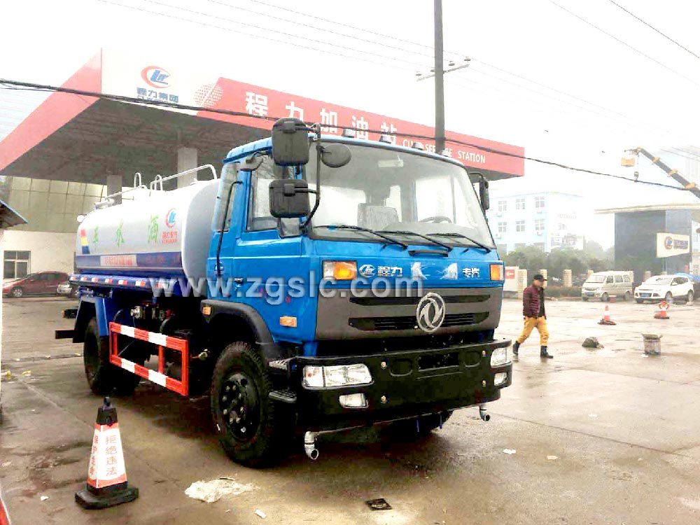 程力12方老款東風145灑水車黃牌（國五）