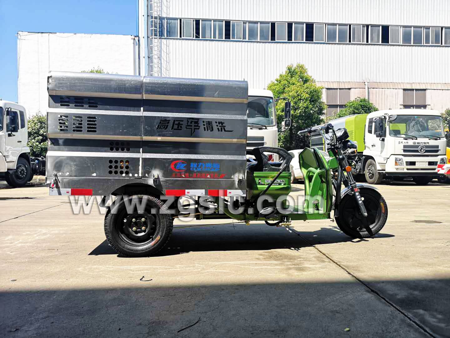 程力集團電動三輪高壓清洗車