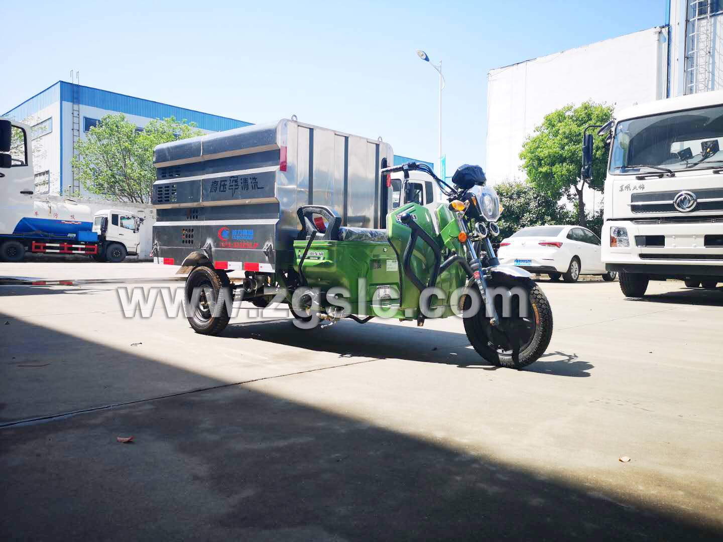 程力集團電動三輪高壓清洗車