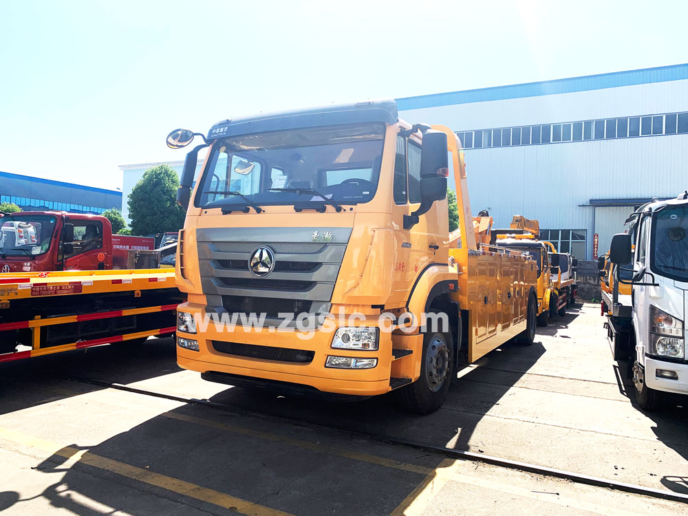 重汽豪瀚聯(lián)體一拖一清障車（國五）