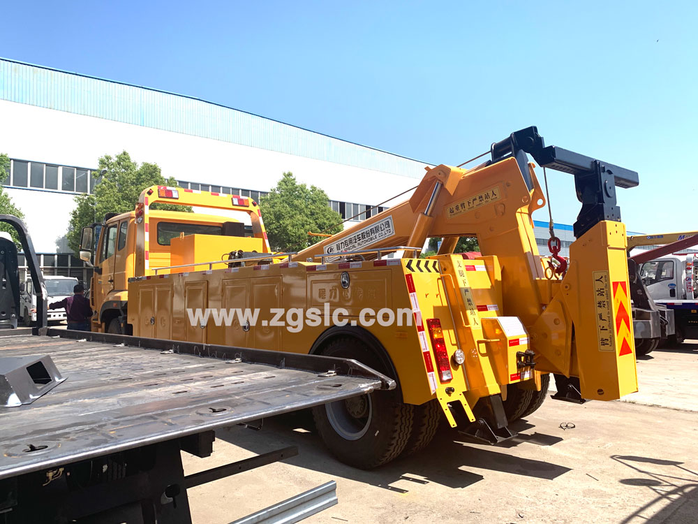 重汽豪瀚聯體一拖一清障車_重汽豪瀚聯體一拖一清障車圖片