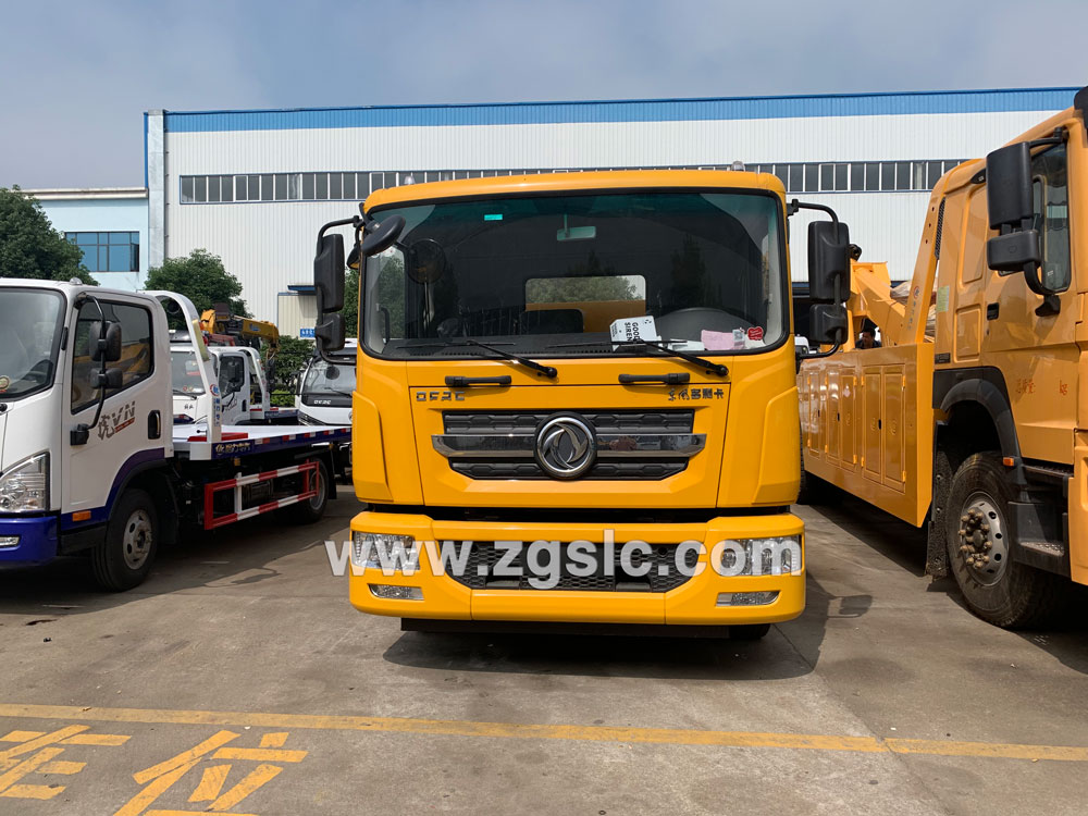 東風多利卡D9聯體一拖一清障車_東風多利卡D9聯體一拖一清障車供應商