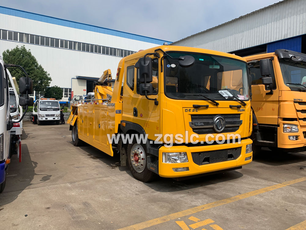 東風(fēng)多利卡D9聯(lián)體一拖一清障車（國五）