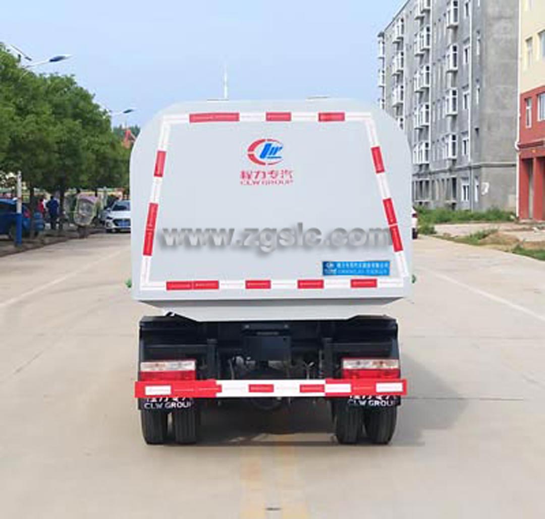 國六東風途逸密封式垃圾車_密封式垃圾車哪里生產？