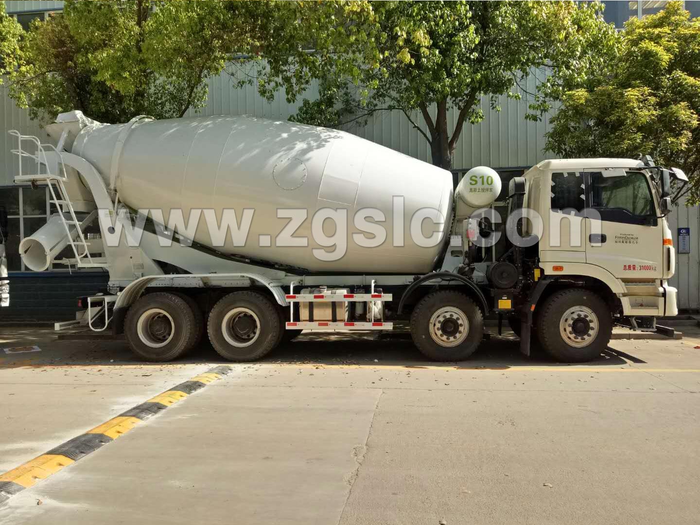 程力福田混凝土攪拌運輸車外觀側面圖-廠家價格 程力福田混凝土攪拌運輸車外觀側面圖-廠家價格