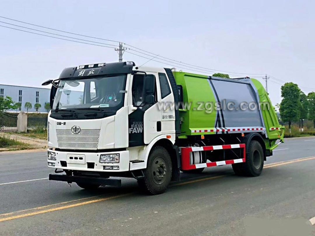 國六解放壓縮垃圾車多少錢？
