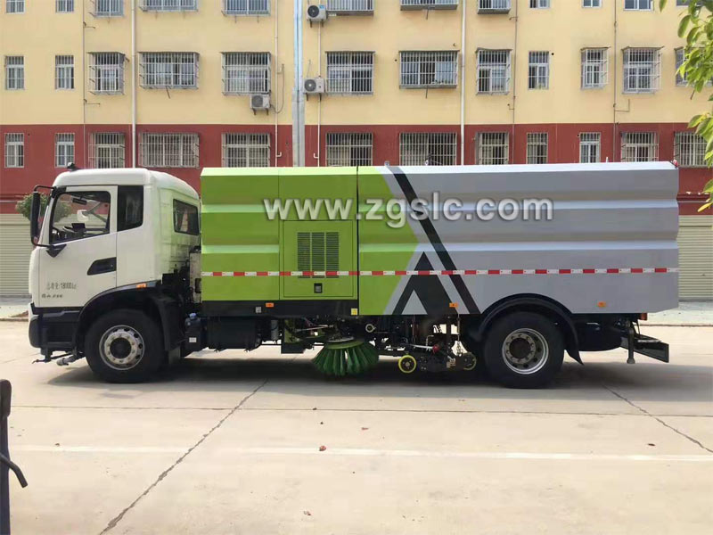 國六東風天錦洗掃車_國六東風天錦洗掃車清水箱容積多少